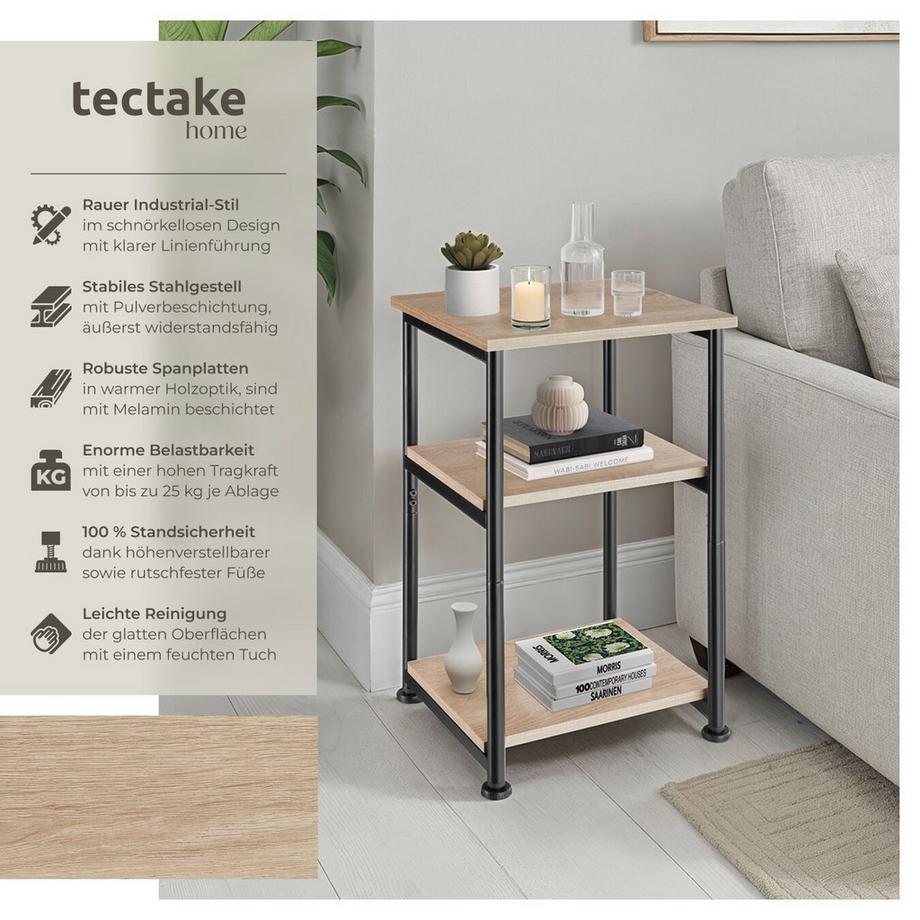 Tectake Tavolino Memphis Stile industriale  