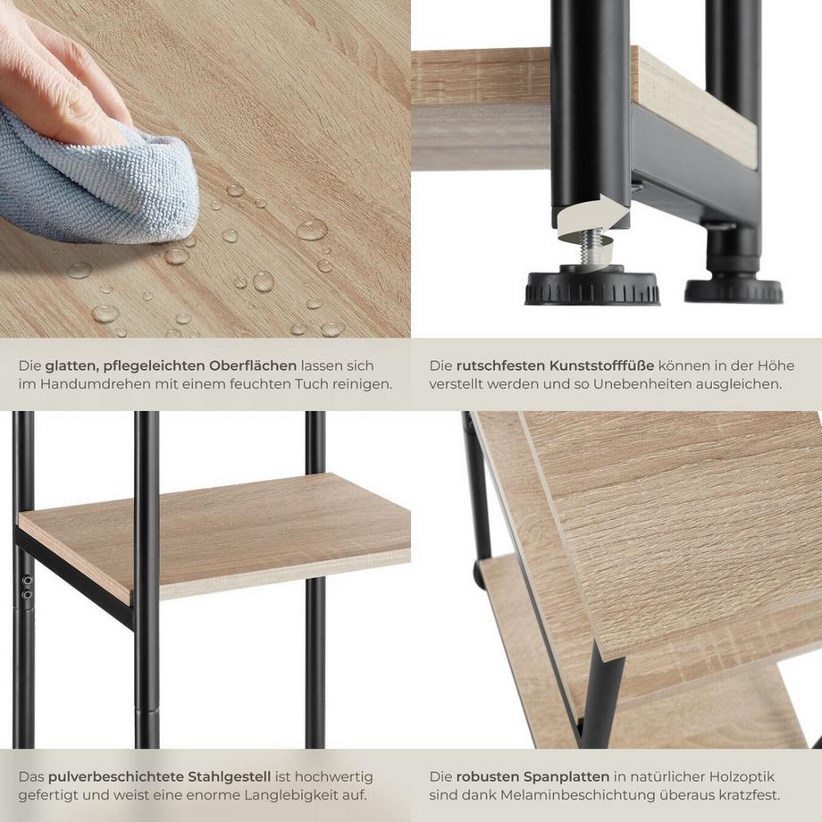 Tectake Tavolino Memphis Stile industriale  