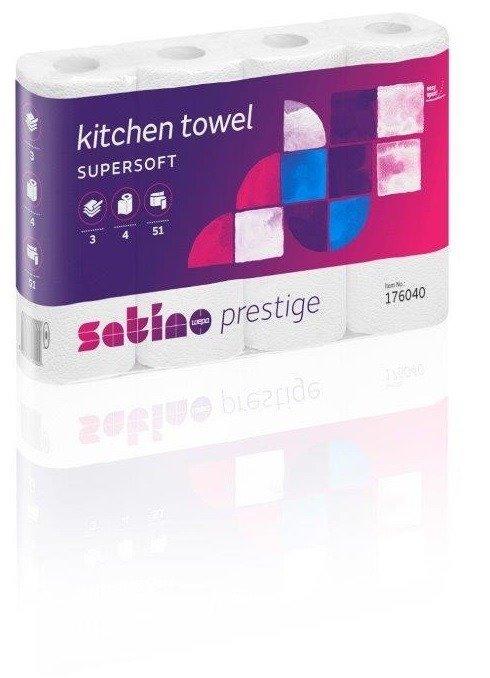 Image of Neutral Haushaltspapier Satino 26x22cm 572230 3-lagig, 4 Rollen / 51 Blatt Unisex ONE SIZE