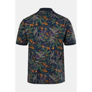 JP1880 Piqué Halbarm Poloshirt Floral Print  