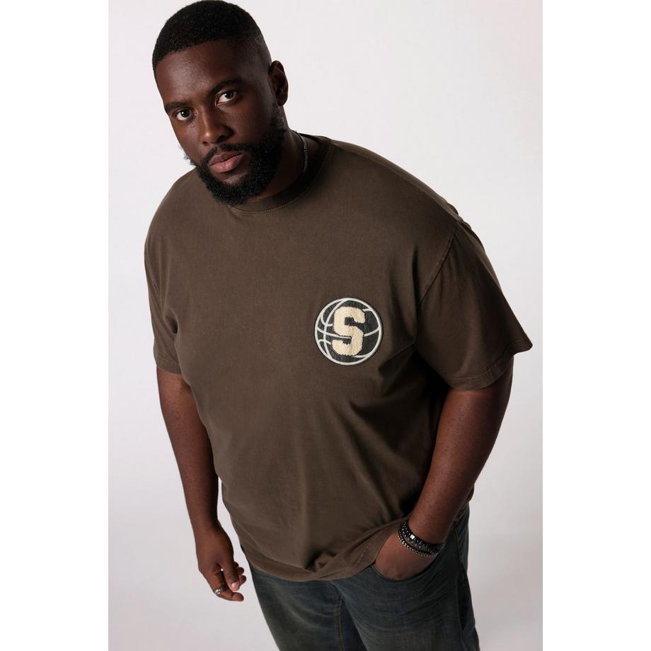 Sthuge Halbarm Vintage Look Oversized T-Shirt  