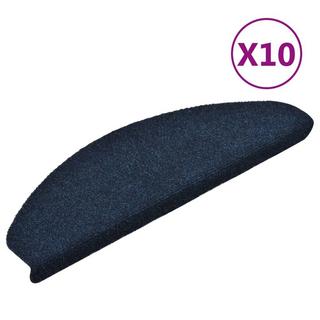 VidaXL Tapis autoadhésifs de marches 10 pcs  aiguilleté polypropylène  