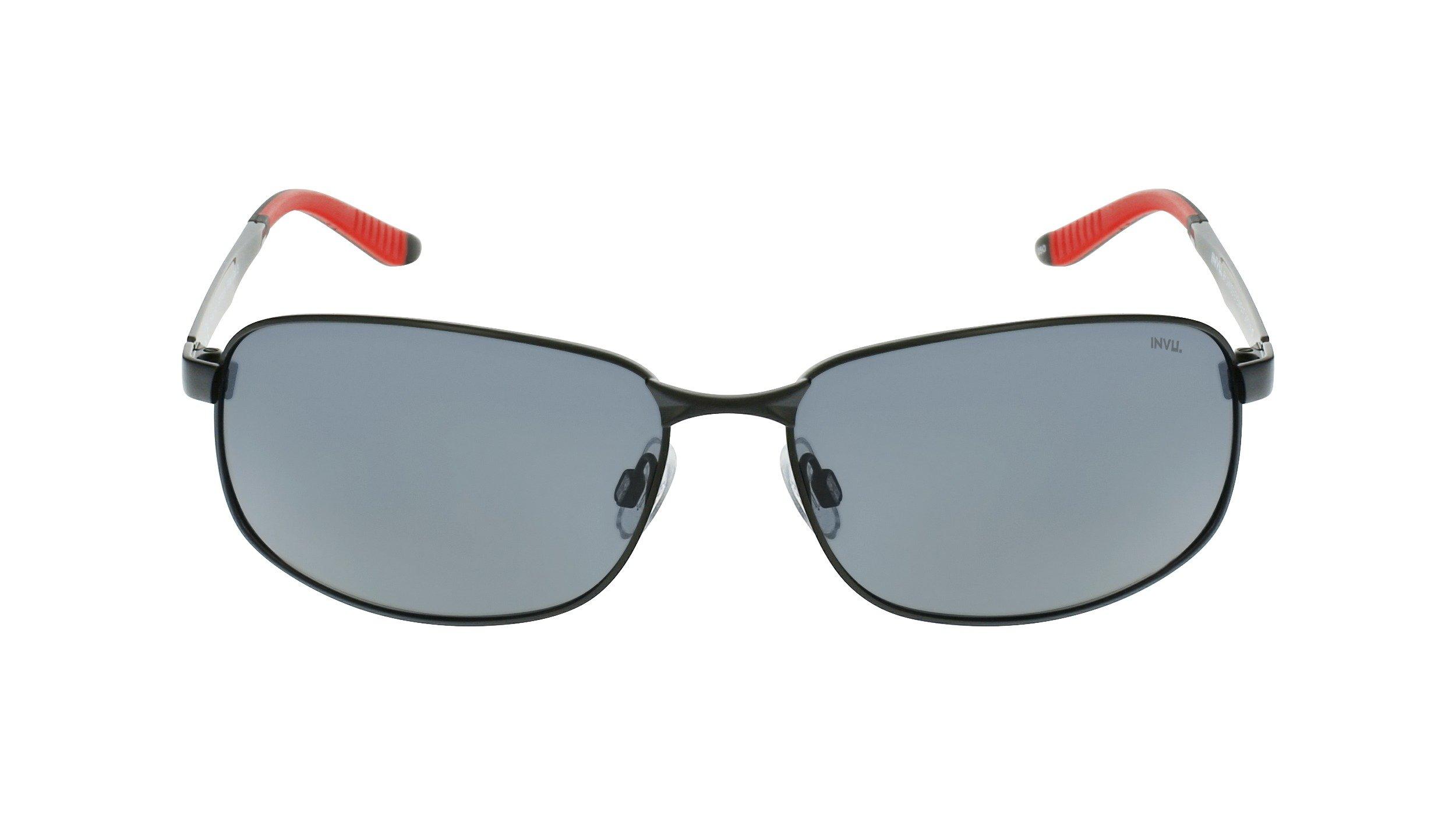 Image of Polarisierte Sonnenbrille Mit Etui Herren Schwarz ONE SIZE