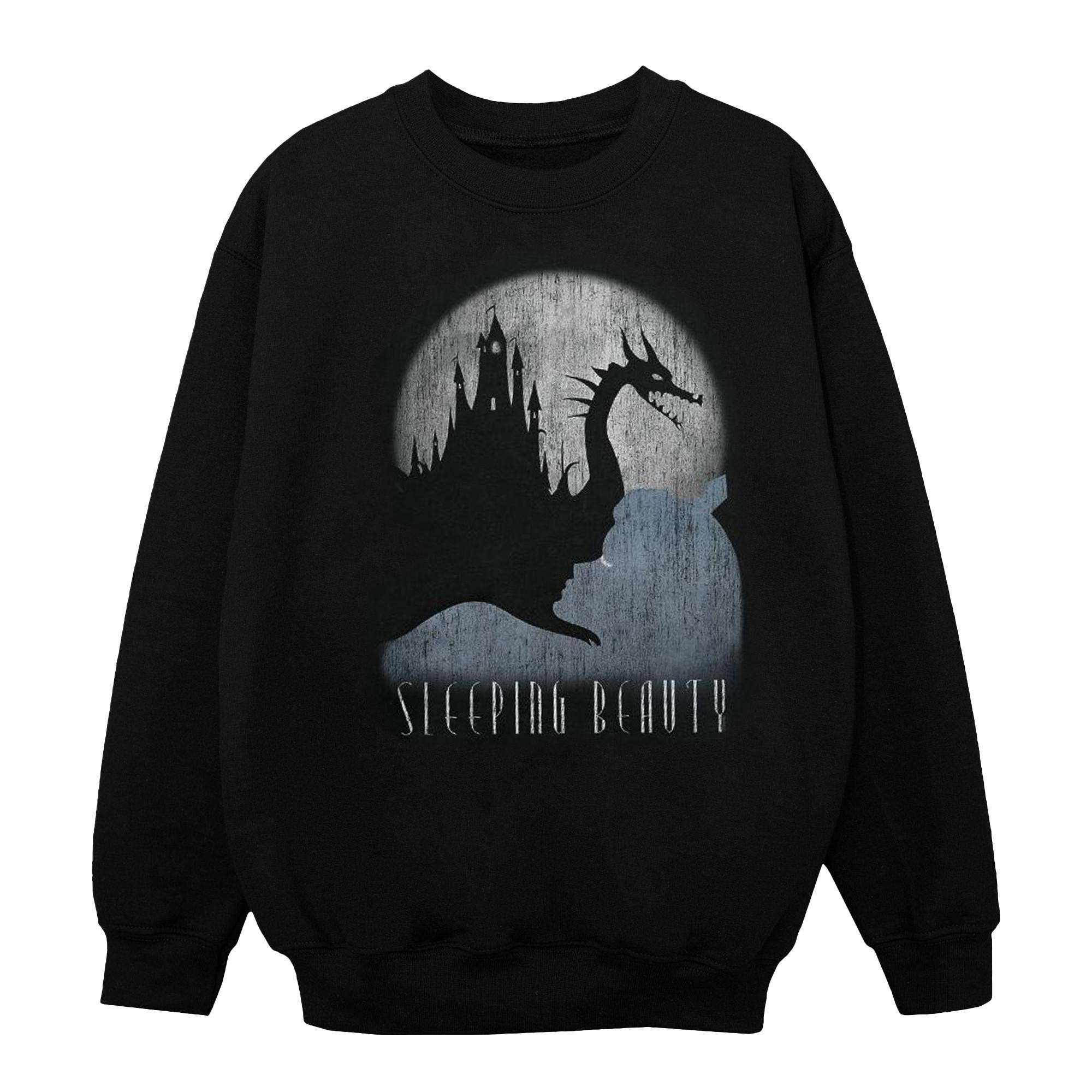 Image of Sleeping Beauty Hidden Illusion Sweatshirt Unisex Schwarz 128