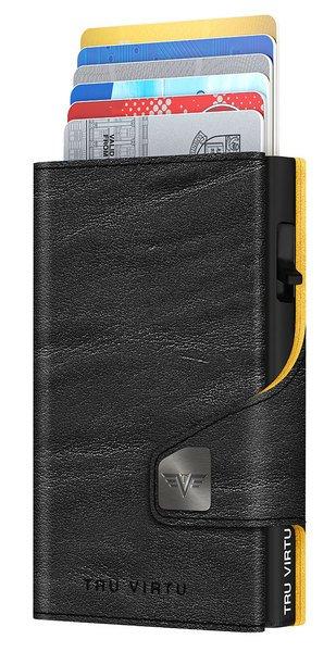 AVIATOR Wallet C&S Coin Pocket Caramba nero-Yellow, nero  