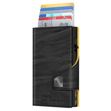 AVIATOR Wallet C&S Coin Pocket Caramba nero-Yellow, nero  