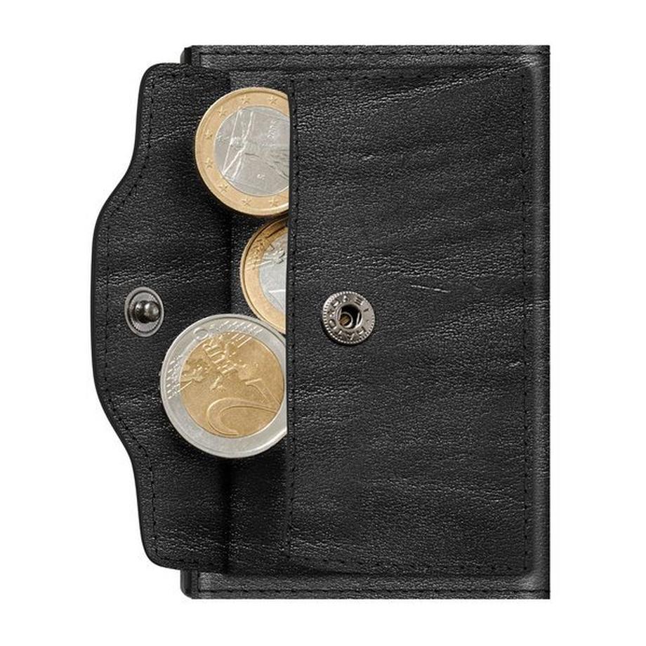 Tru Virtu CLICK & SLIDE Coin Pocket Wallet Caramba Gelb  