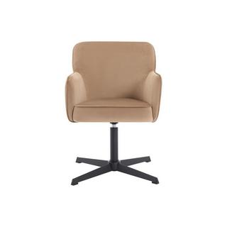 PASCAL MORABITO Chaise de bureau - Velours - Beige et noir - CAPULI de Pascal Morabito  