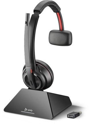 Poly  POLY Savi 8210 UC Casque Sans fil À la main Bureau/Centre d'appels Bluetooth Noir 