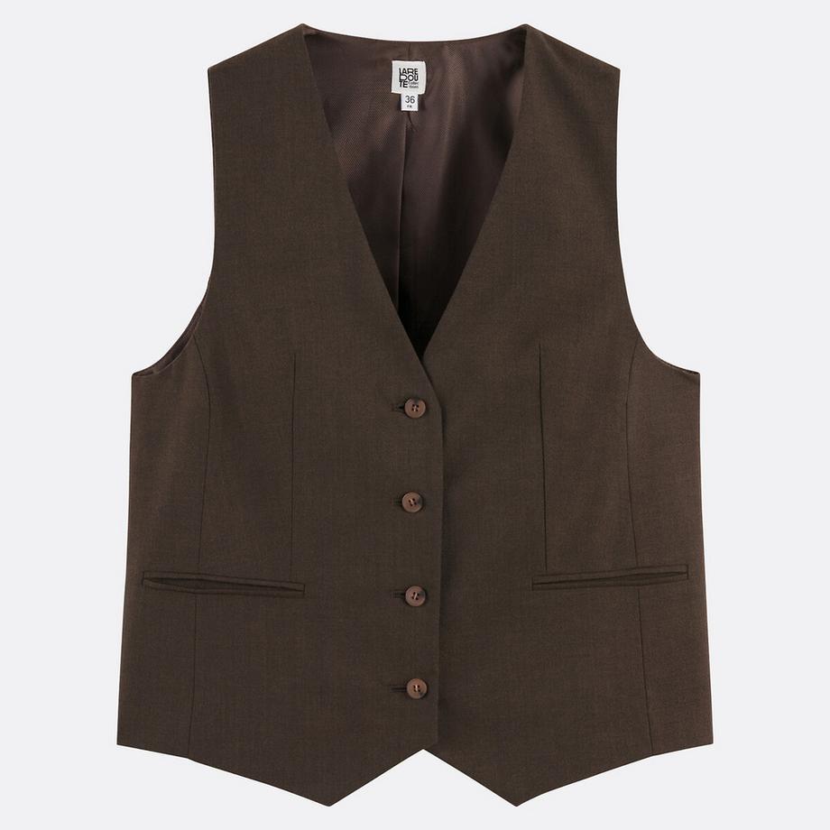La Redoute Collections Gilet da Abito Corto  