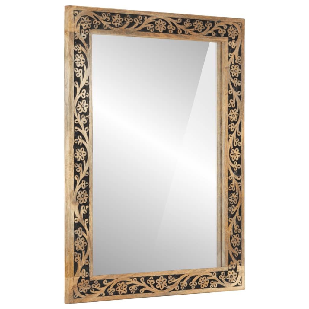 VidaXL Miroir de salle de bain bois  