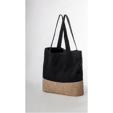 Everyday Bag Jute und Kork dunkel, 42x36x13 cm, 20L
