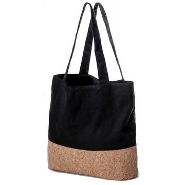 Everyday Bag Jute und Kork dunkel, 42x36x13 cm, 20L