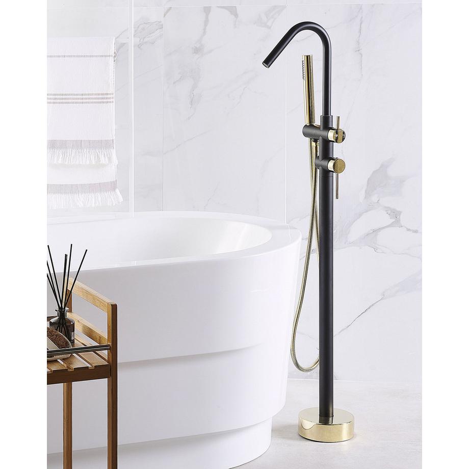 Beliani Robinet de baignoire autoportante en Laiton Industriel VICTORIA  