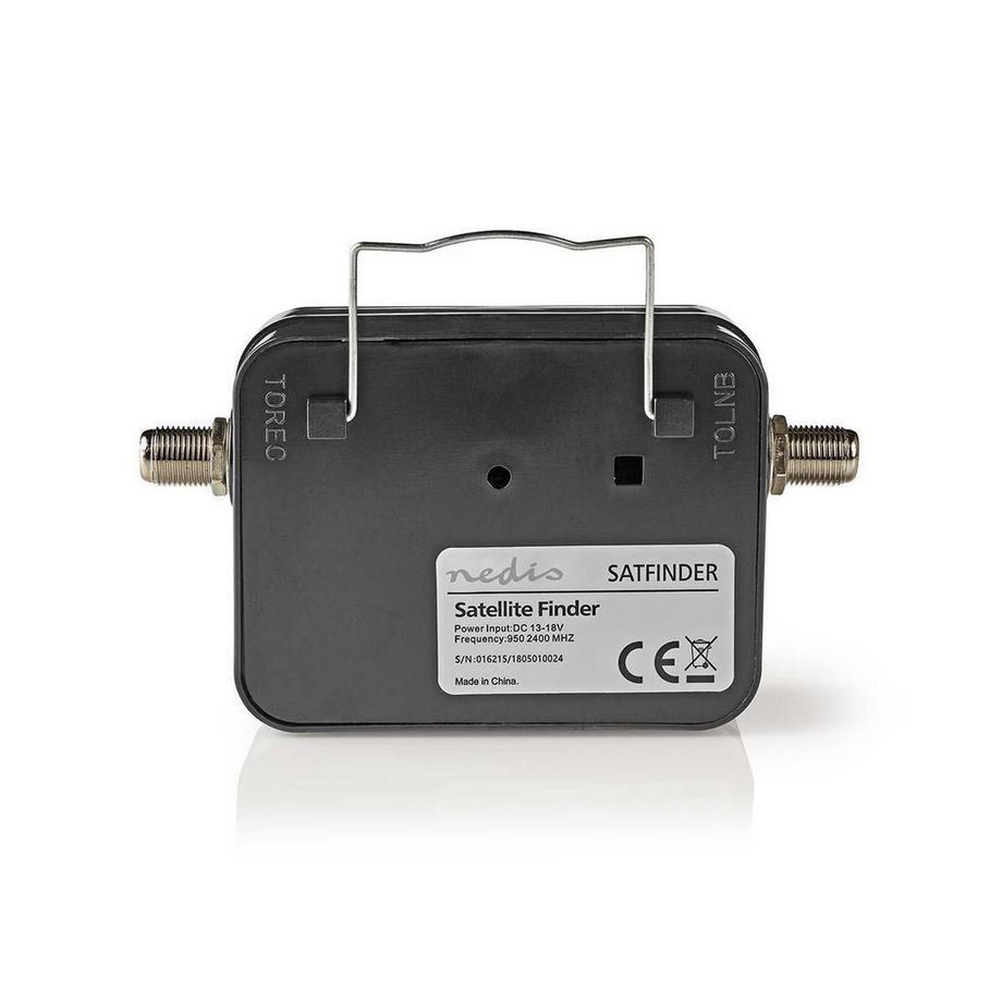 Nedis  Satellitensignalstärke-Messgerät | 950-2400 MHz | Eingangsempfindlichkeit: 83 dB | Ausgangspegel: 102 dBuV | Schwarz 