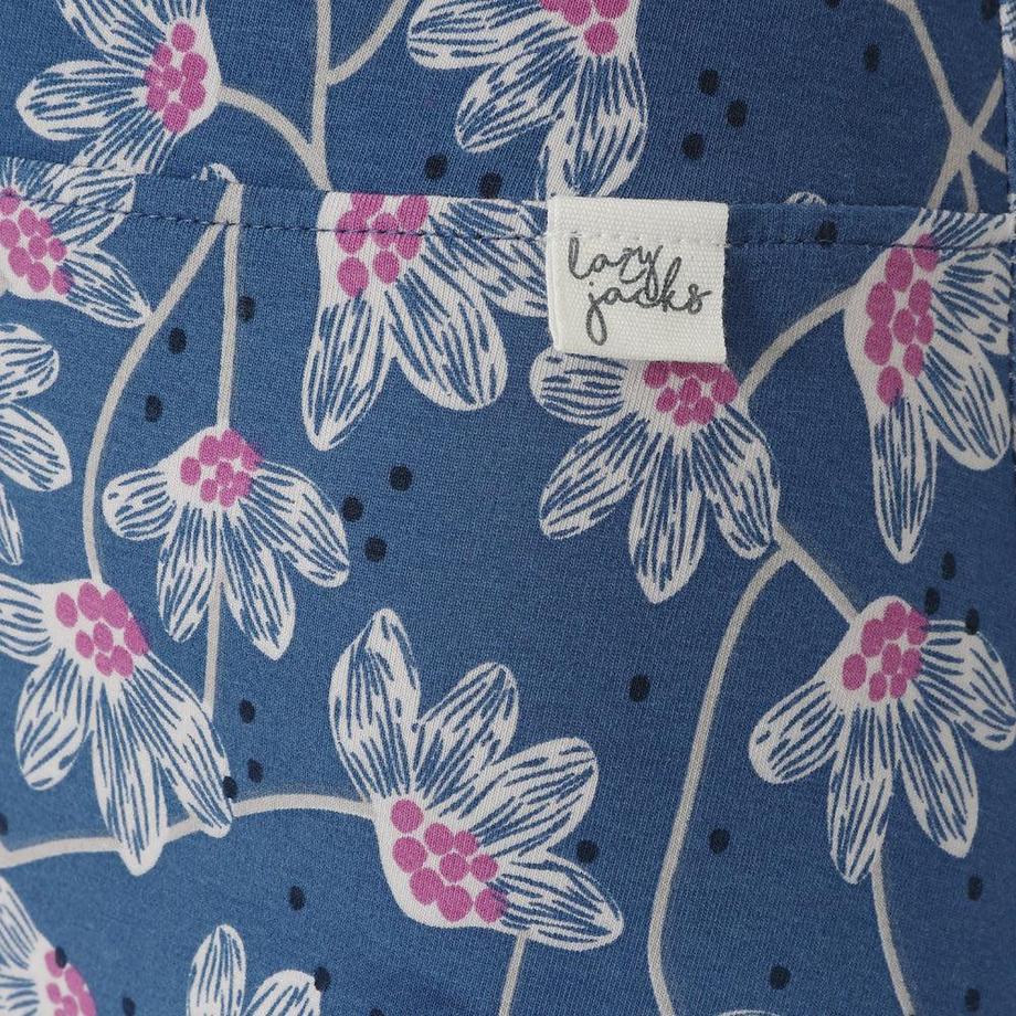 Lazy Jacks Gonna Midi Jersey Fiori Selvatici  
