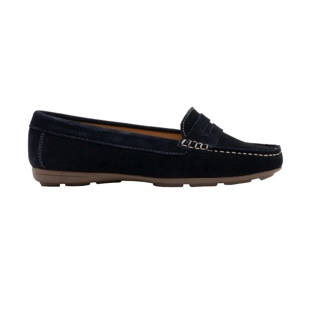 Image of Margot Wildleder Loafer Schuh Damen Marine 39