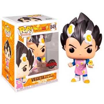 Figurine POP Dragon Ball Super Vegeta Cuisinant avec Tablier Exclusif