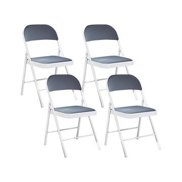Set di 4 sedie pieghevoli en Tessuto a rete Moderno SPARKS