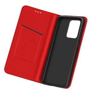 Avizar  Étui Cuir Samsung Galaxy A72 - Rouge 