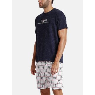 Admas  Pyjama Shorts T-Shirt Sailor 