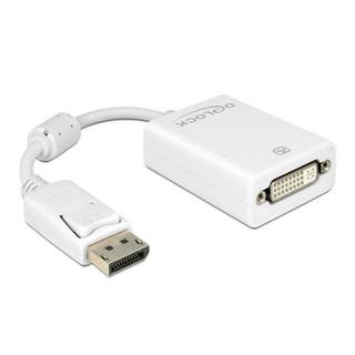 DeLock  Adapter Displayport - DVI-I Weiss 