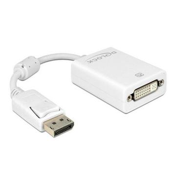 Adapter Displayport - DVI-I Weiss