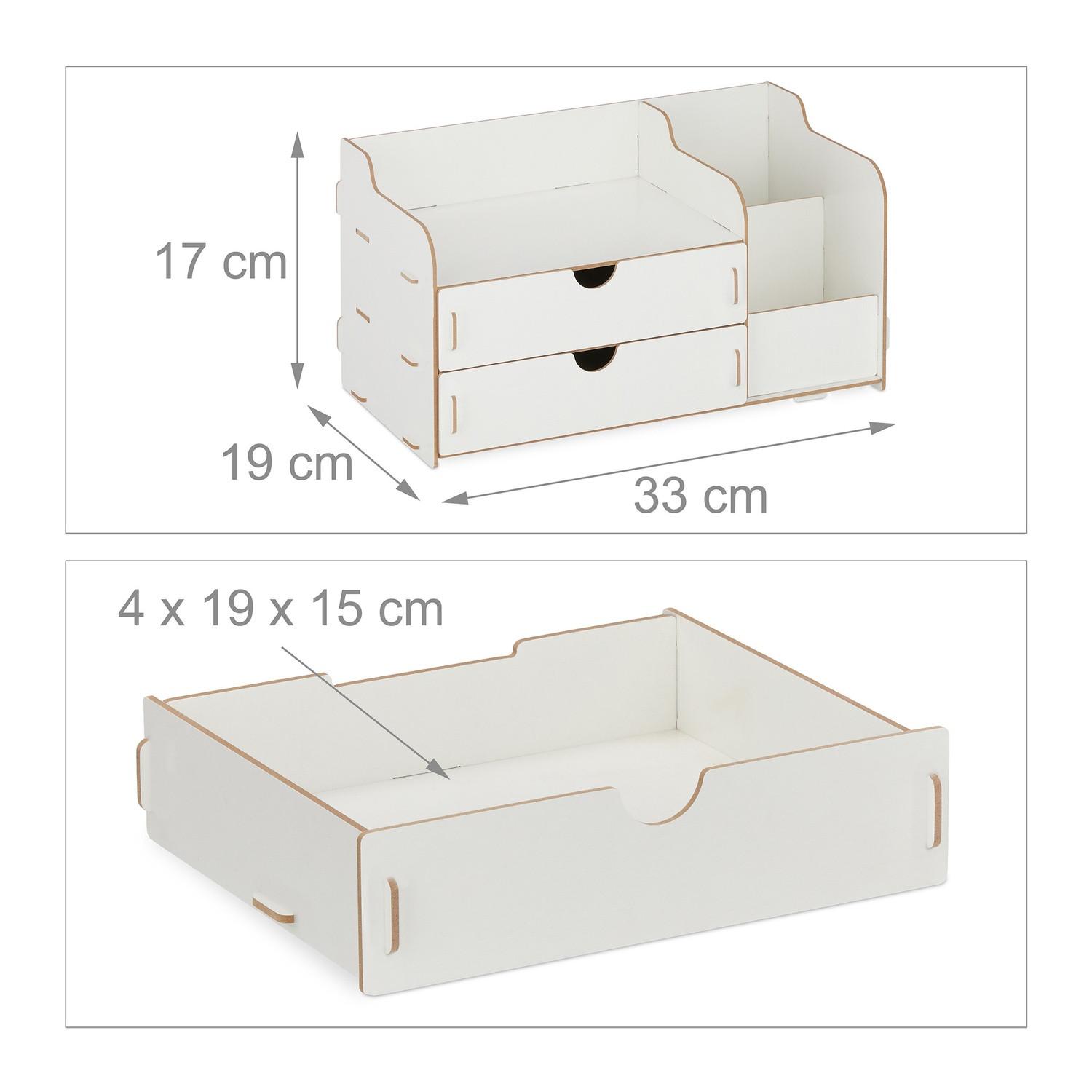 Northix Organiseur de bureau avec tiroirs  