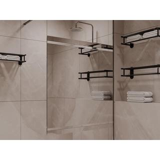 SHOWER DESIGN Parete doccia walk in con effetto specchio 120 x 200 cm - ZENADO  
