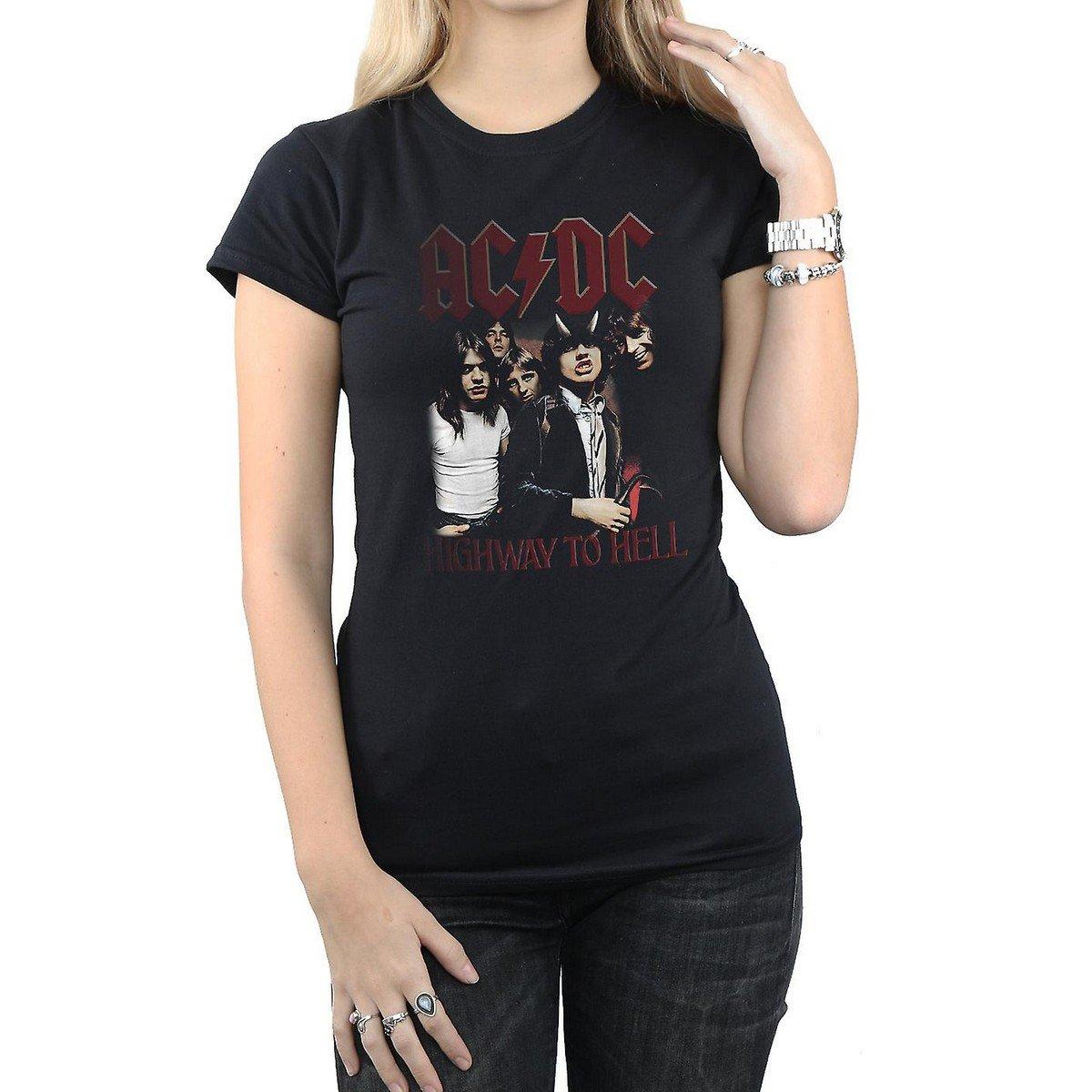 Image of Acdc Highway To Hell Tshirt Damen Schwarz L