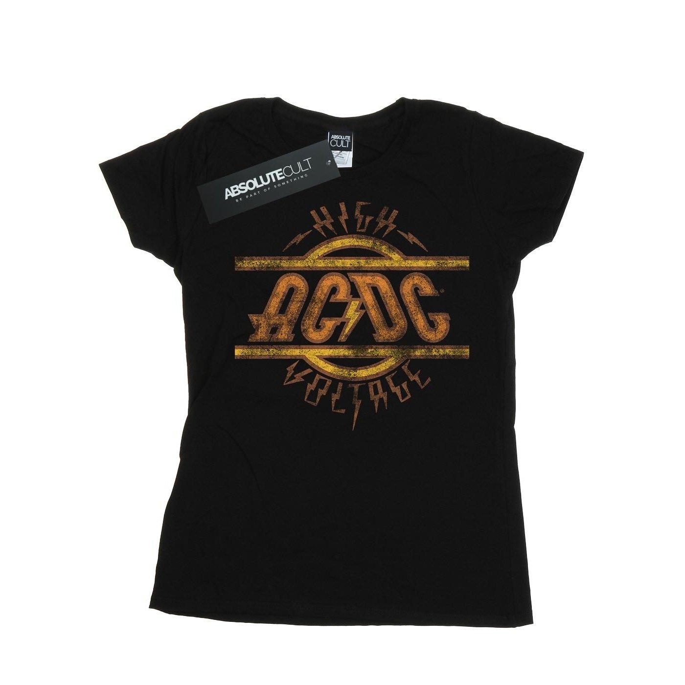 Image of Acdc High Voltage Tshirt Damen Schwarz XS