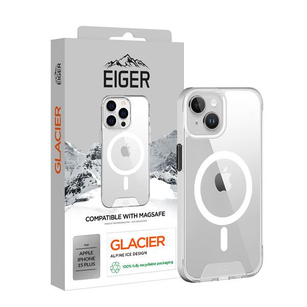 Image of Eiger iPhone 15 Plus Glacier Magsafe Case transparent