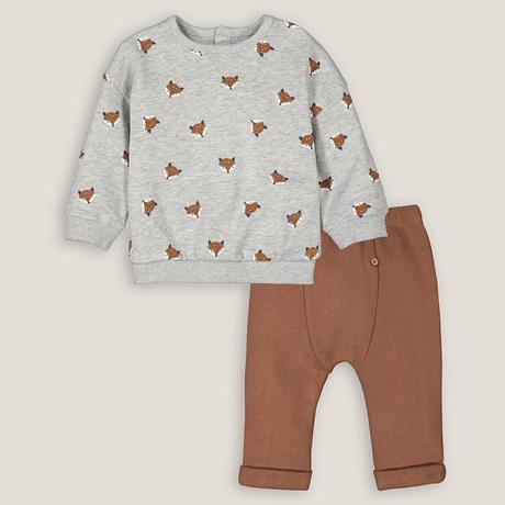 La Redoute Collections  2-teiliges Set aus Sweatshirt und Sweatpants 