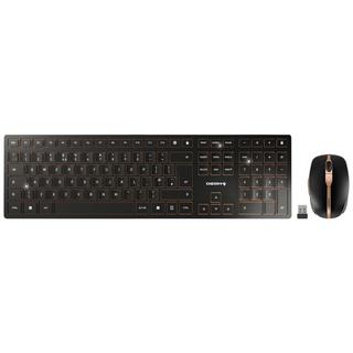 Cherry  DW 9100 Slim, disposition UK, clavier QWERTY, set de souris et clavier sans fil, -bronze 