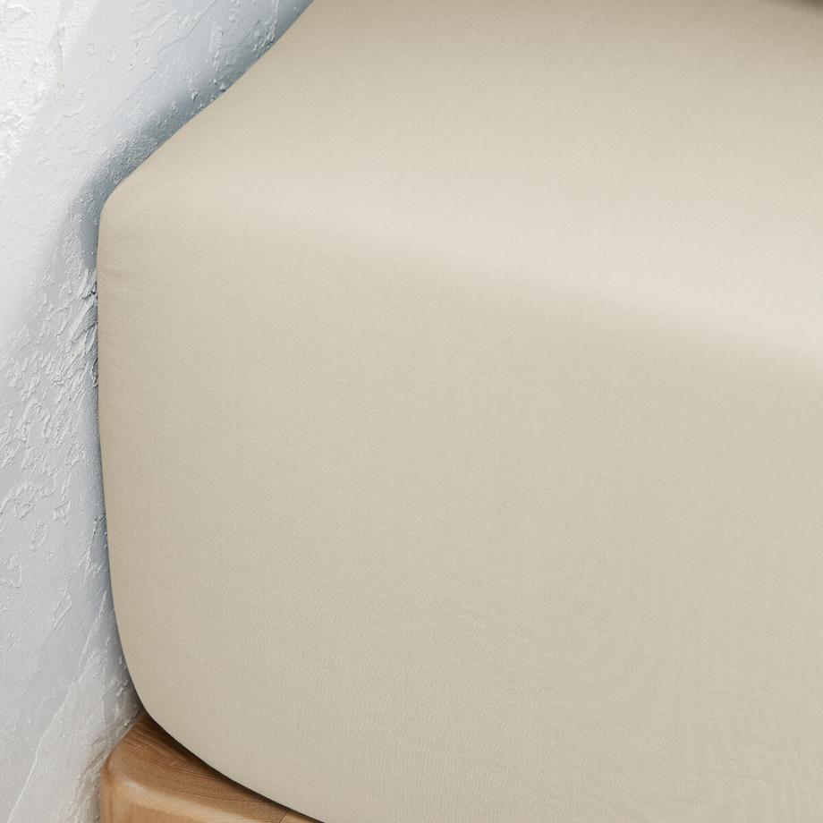 La Redoute Intérieurs Scenario Uni Perkal Bio-Baumwoll-Fixleintuch  