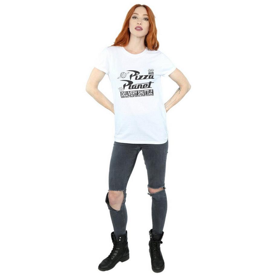 Toy Story Toy Story Pizza Planet Delivery Shuttle Logo T-Shirt  