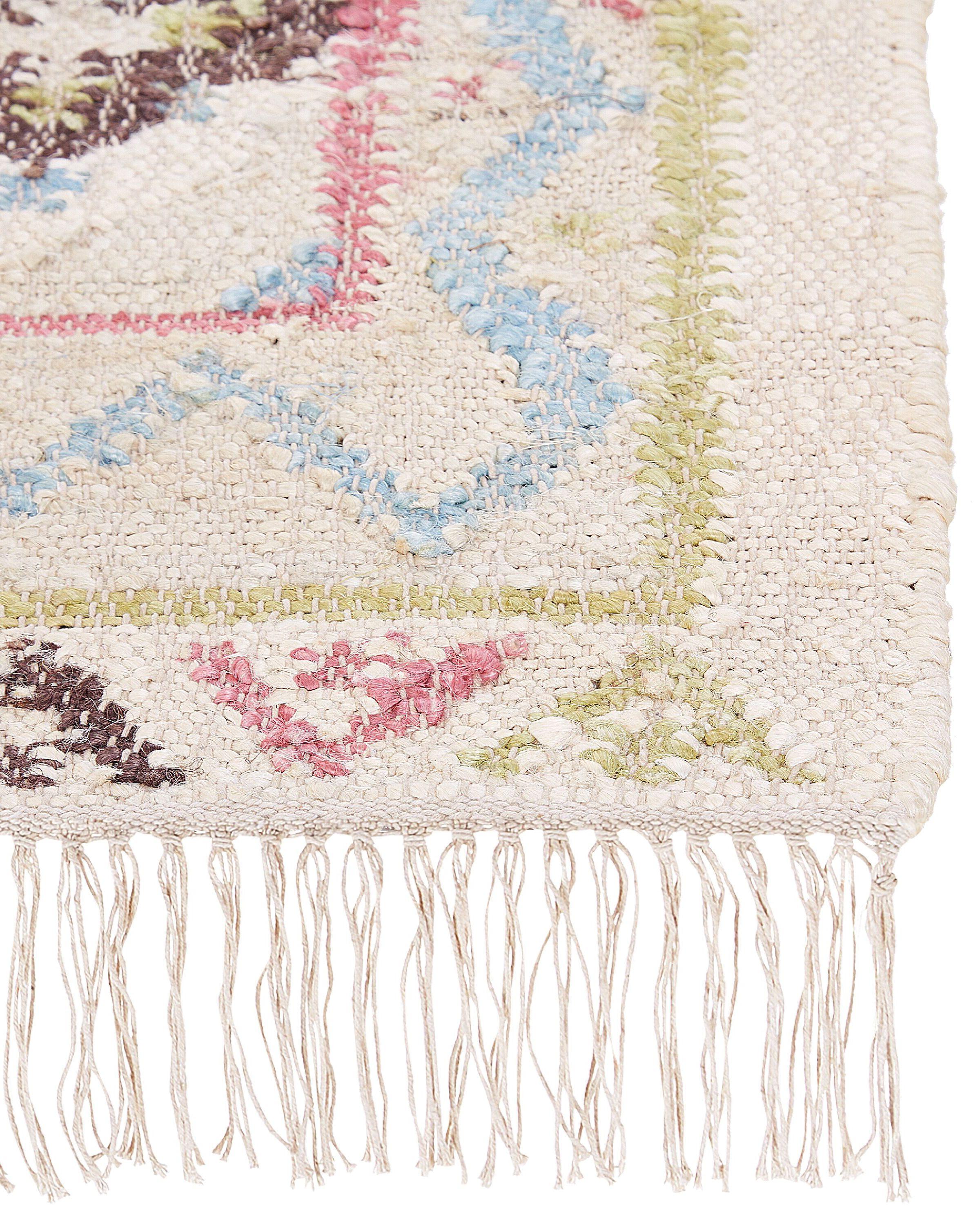 Beliani Tapis en Jute Boho TERKOS  