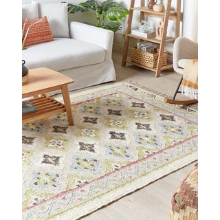 Beliani Tapis en Jute Boho TERKOS  