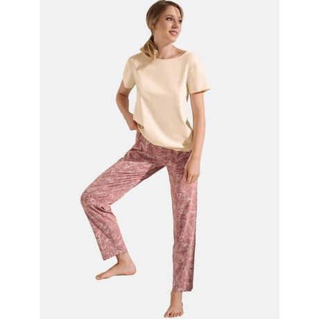 Lisca  Pyjama pantalon t-shirt manches courtes Nina 