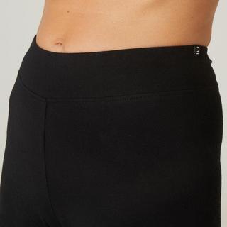 NYAMBA  Legging fitness long coton extensible femme - Fit+ noir 