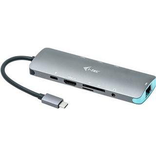 i-tec  Metal USB-C Nano Docking Station 4K HDMI LAN + Power Delivery 100 W 