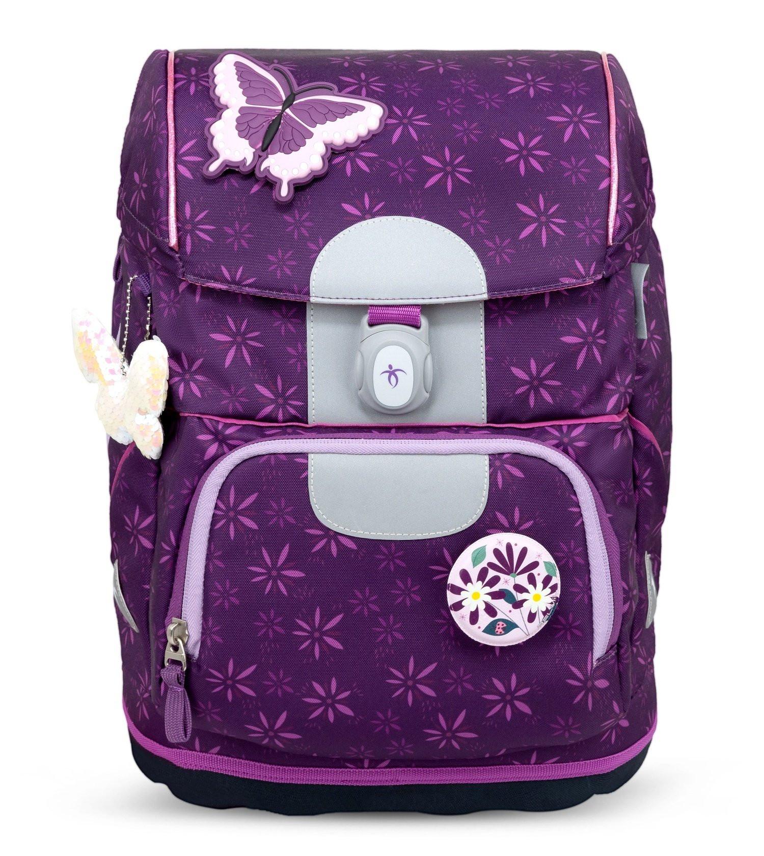 Belmil  MOTION Schulrucksack-Set Purple Spring 