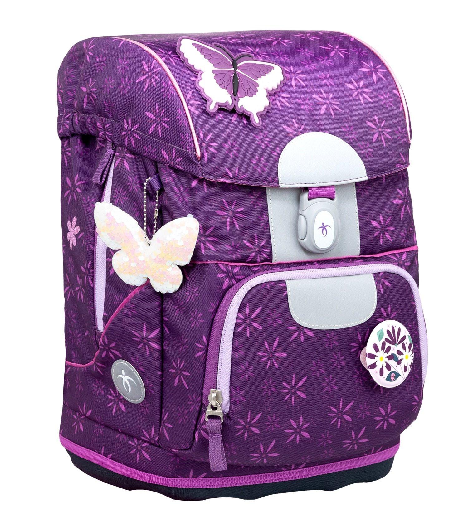 Belmil  MOTION Schulrucksack-Set Purple Spring 