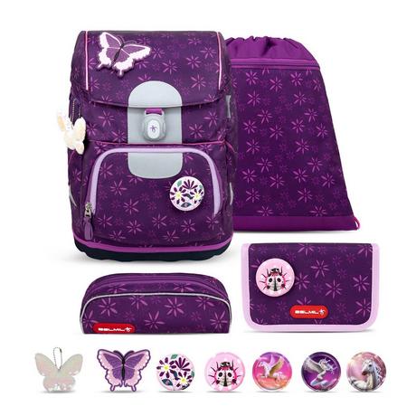 Belmil  MOTION Schulrucksack-Set Purple Spring 