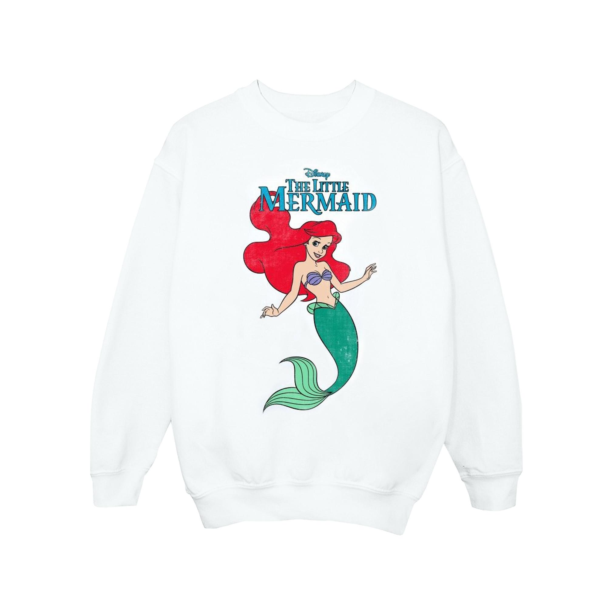 Image of The Little Mermaid Line Ariel Sweatshirt Unisex Weiss 116