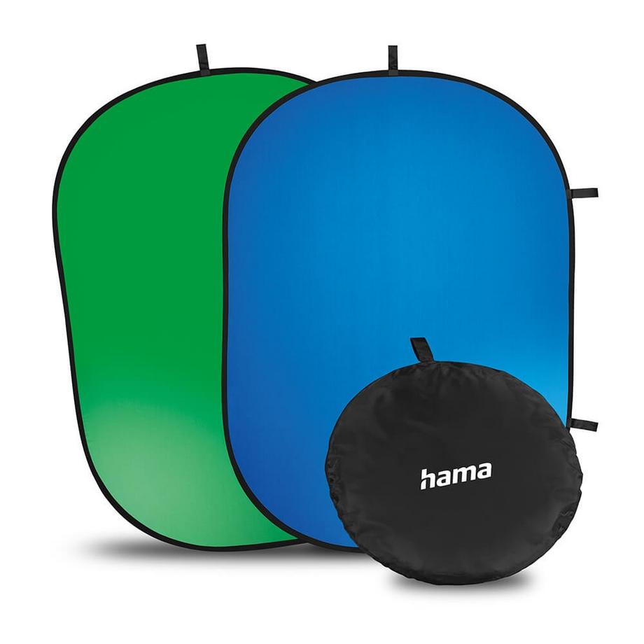 HAMA Fond pliable 2 en 2 vert/bleu 150x200 cm