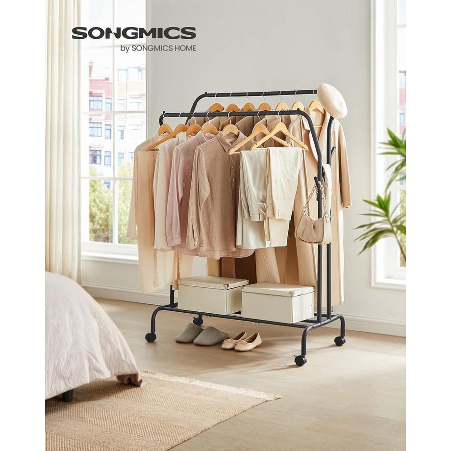 Songmics Kleiderständer auf Rollen  