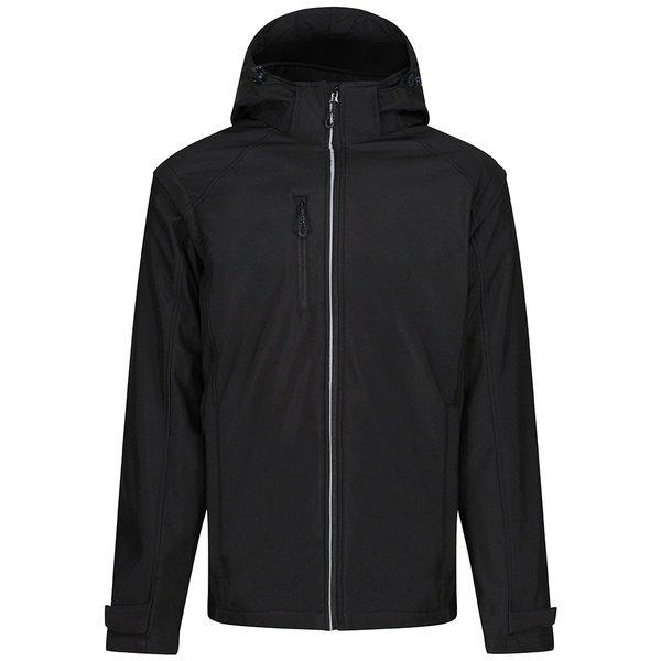 Image of Erasmus 4 In 1 Softshelljacke Herren Schwarz XXL