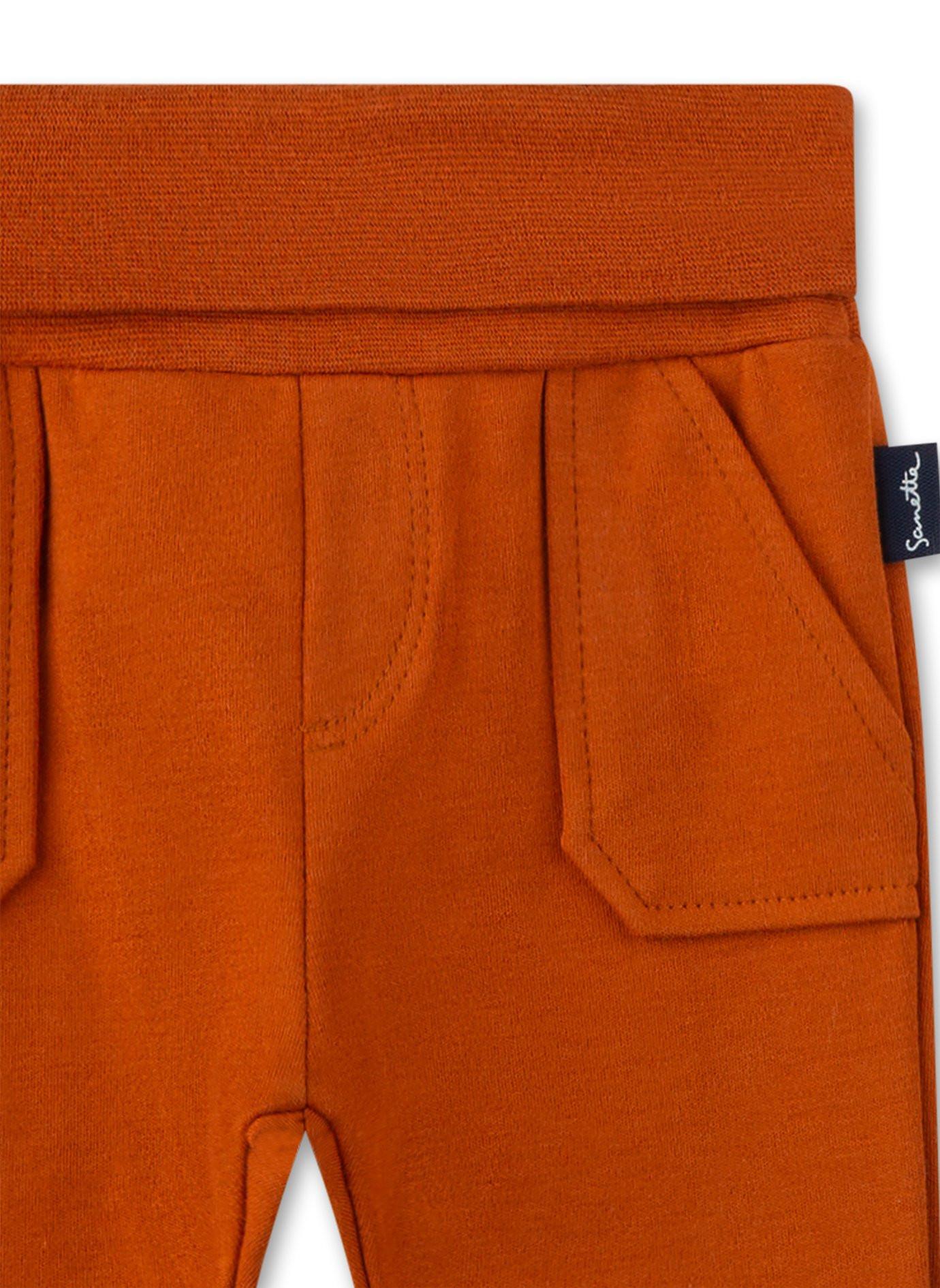 Sanetta Fiftyseven  Baby Jungen Sweathose orange 