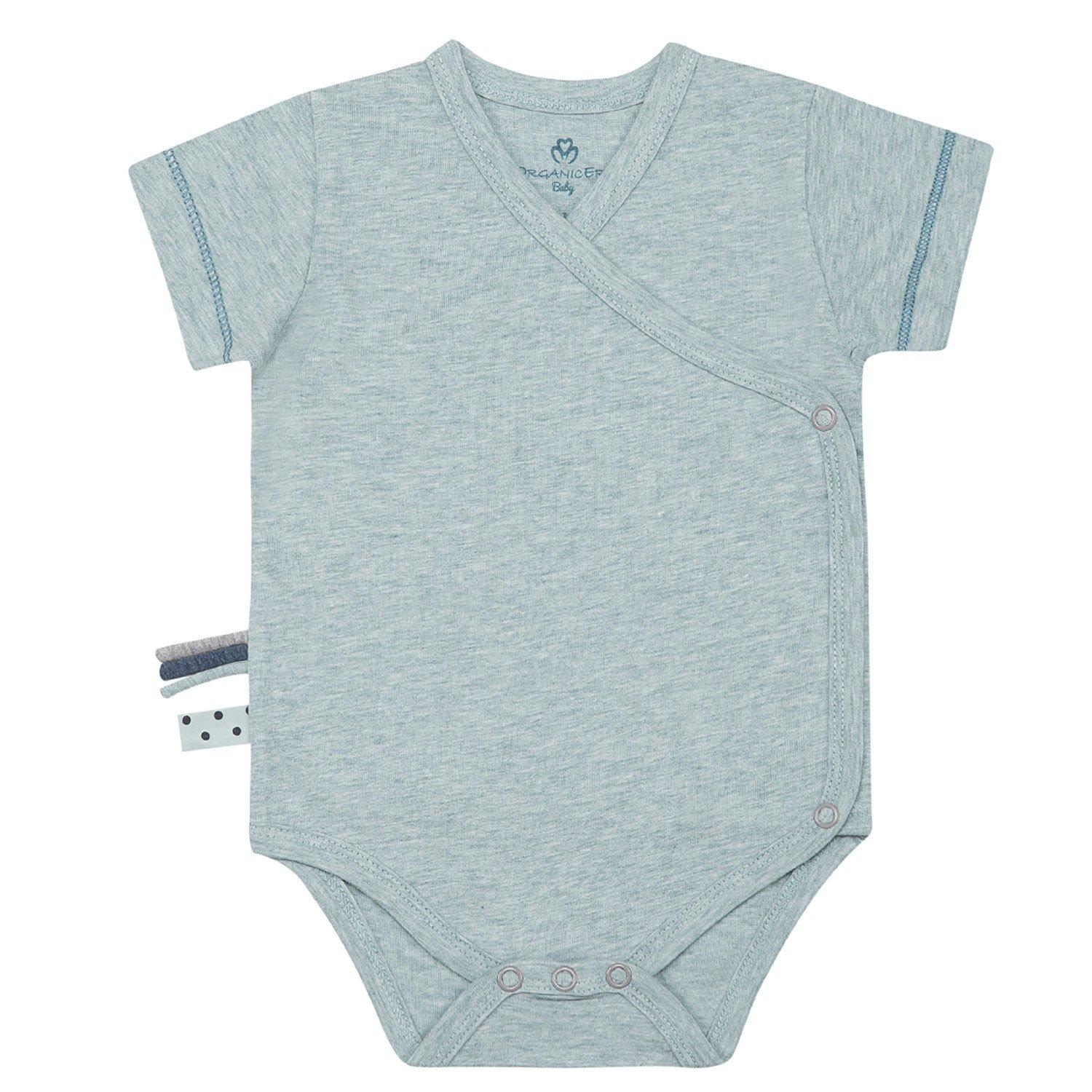 Image of Wickel-kurzarmbody Unisex Pastellgrün 18-24M